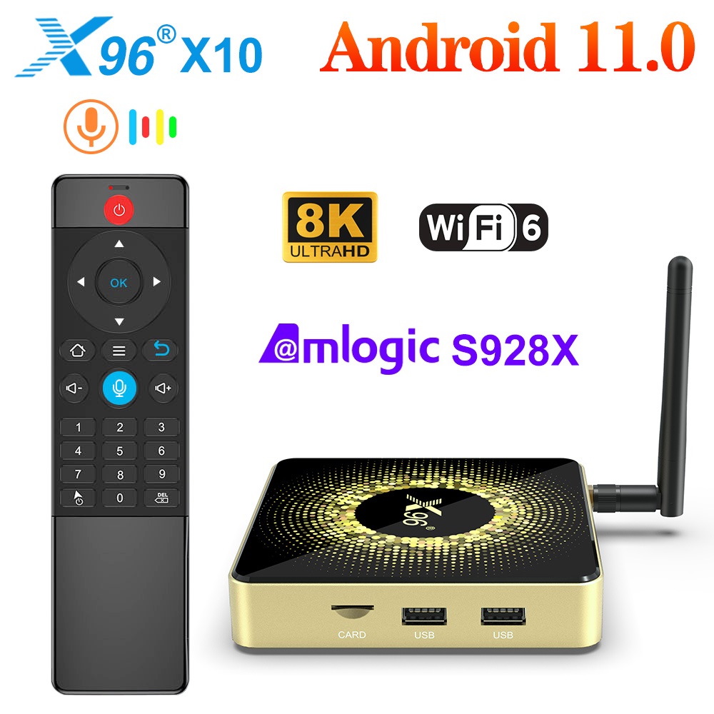 Home Cinema Google - X96 X10 Amlogic S928X-J TV-Box 8