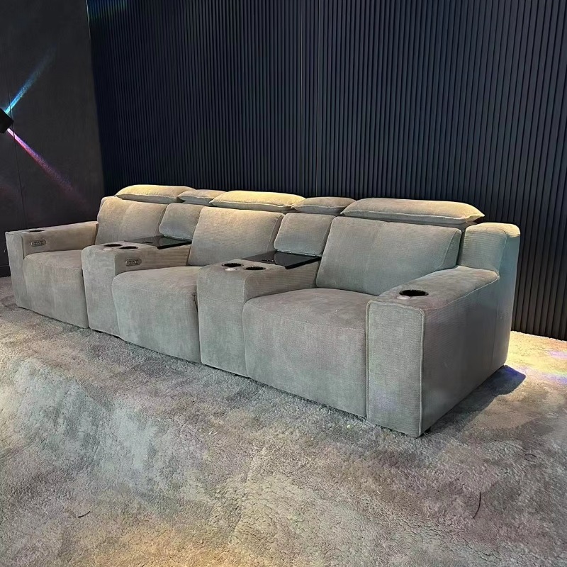 Home Cinema High End - Modernes High-End Kinosofa mit elektrischer Liegefunktion