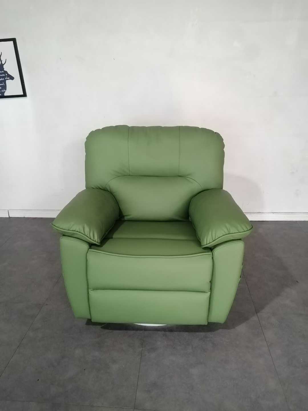 Home Cinema High End - Synthetisches Leder Metallrahmen Moderner Kino-Relaxsessel Hochwertiger