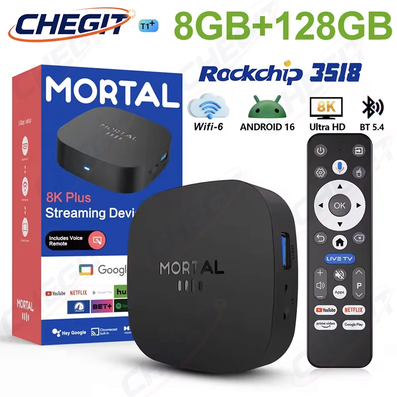 Home Cinema Media Player - 2026 Neuer T1+ 8K HD TV-Box