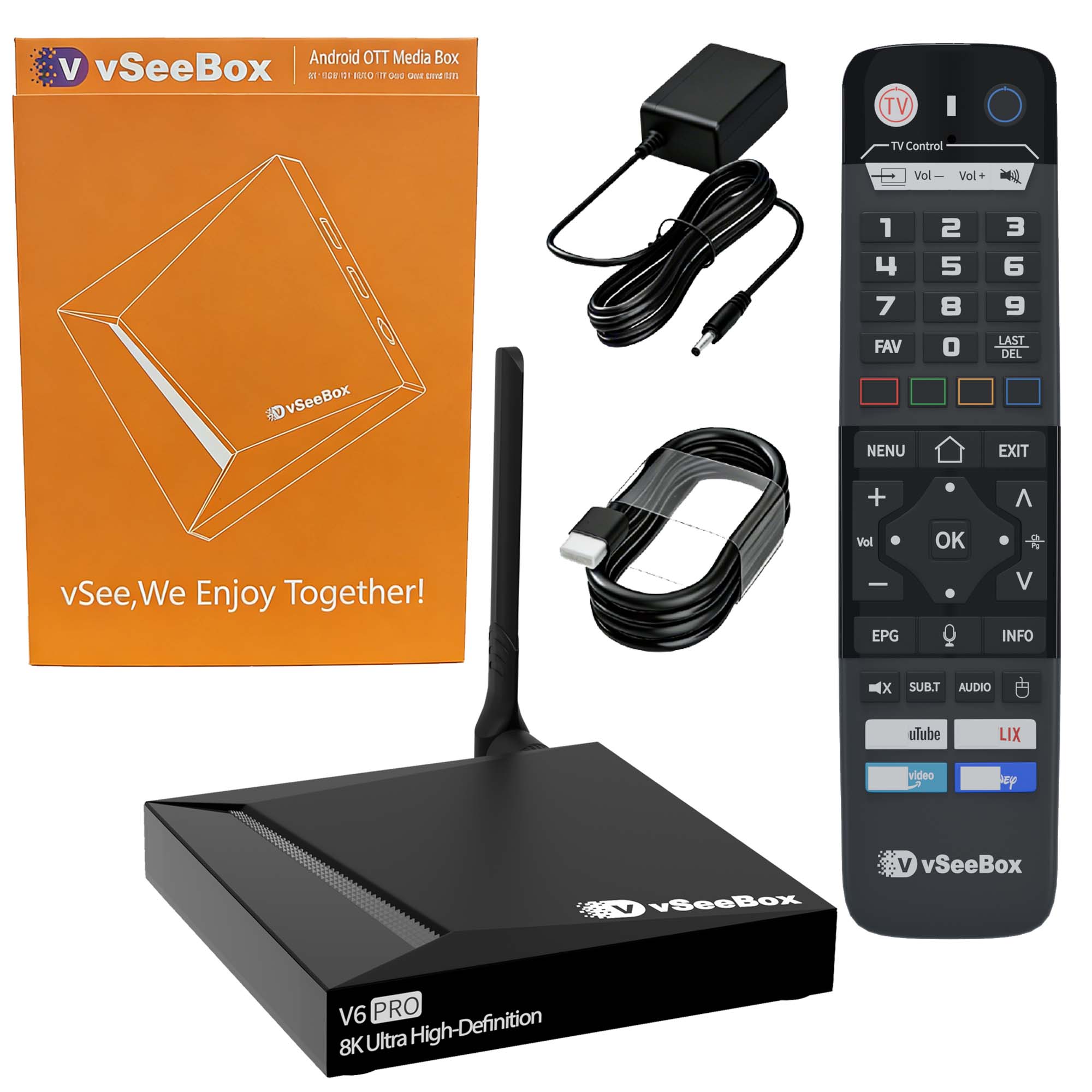 Home Cinema Google - VSeeBox V6 Pro 2026 Neueste Version,