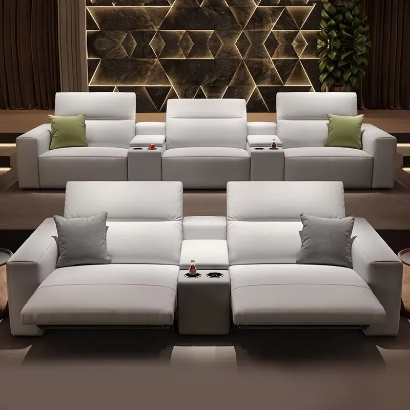 Home Cinema High End - Villa High-End Heimkino-Ecksofa Privater Audiovisueller Raum
