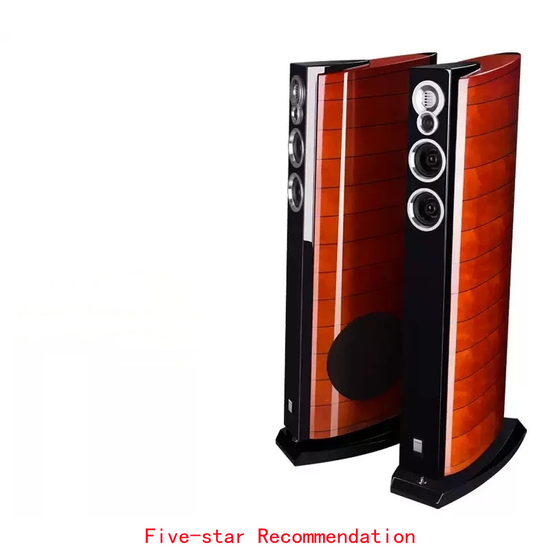 Home Cinema High End - DX-5 10-Zoll-Bass-Standlautsprecher, Audiophile HiFi Passiv-Turmboxen, Klavierlack-Gehäuse,