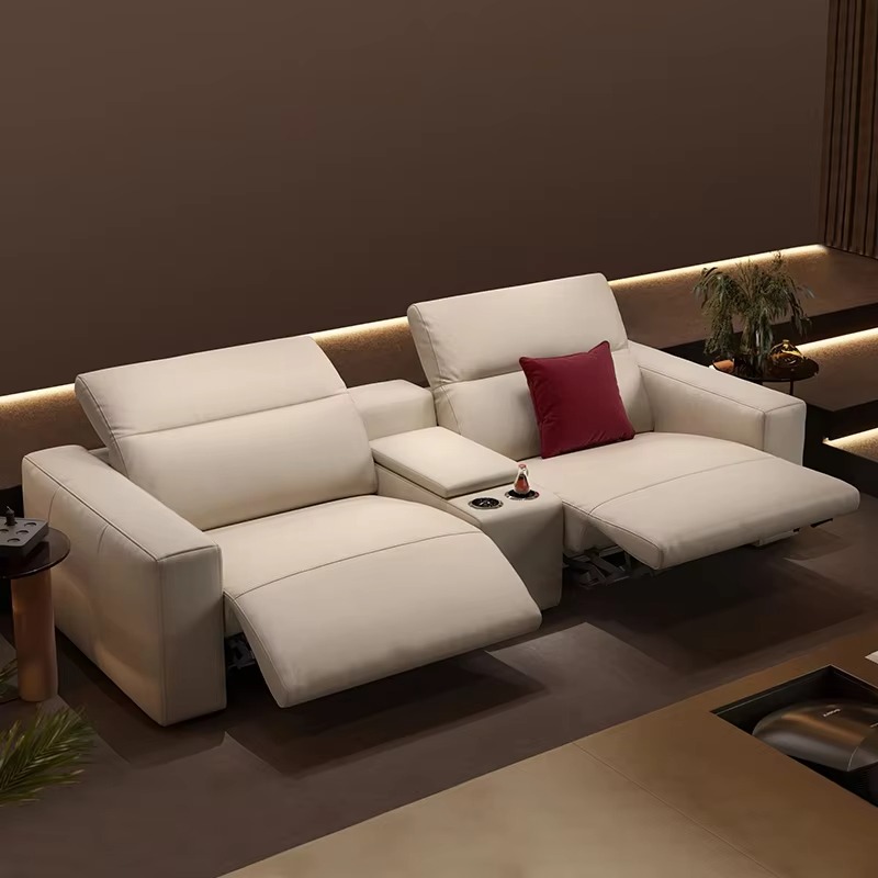 Home Cinema High End - Villa High-End Heimkino-Ecksofa Privater Audio-Visueller Raum