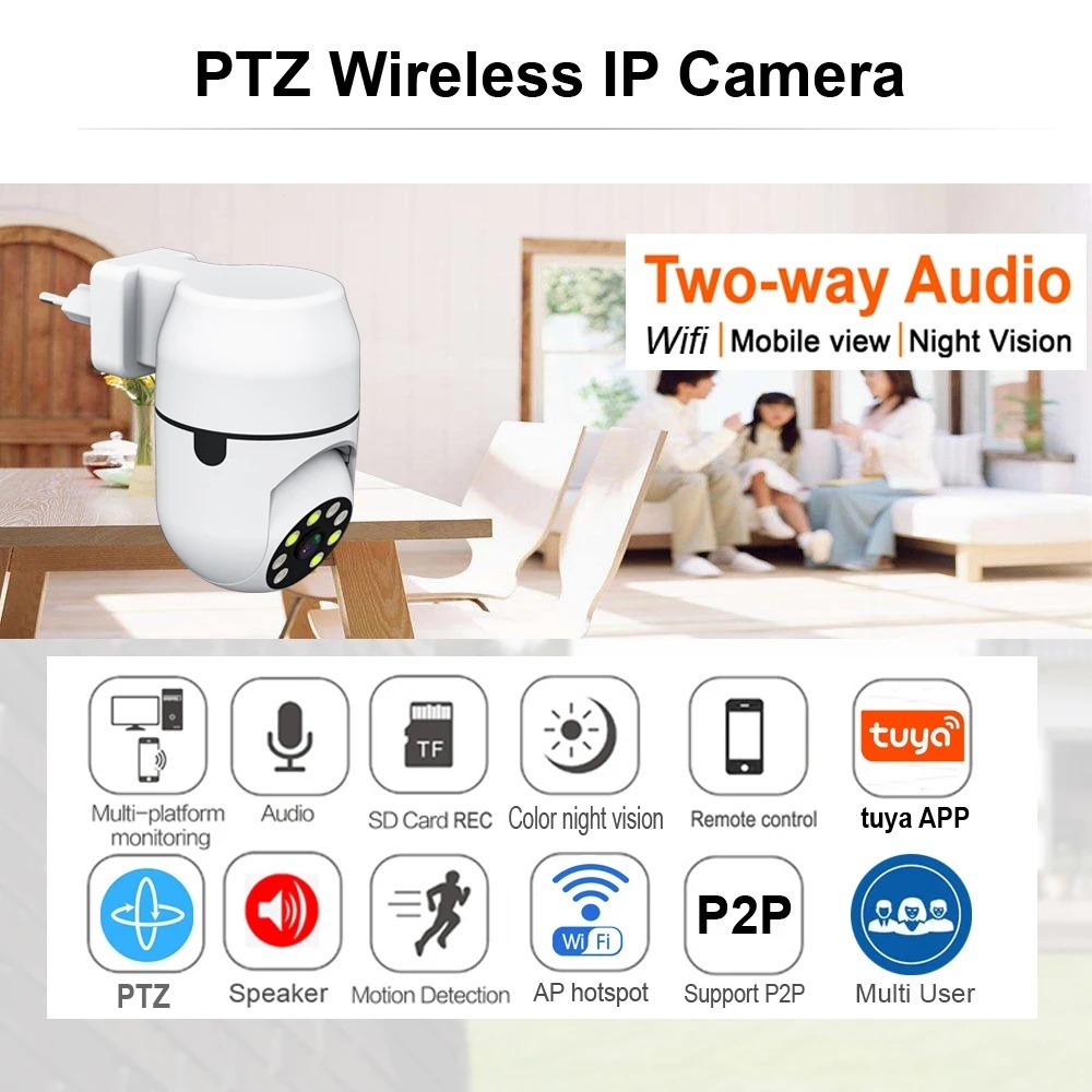 Tuya Kabellose IP-Kamera HD mi – Home Cinema Panasonic Bewertung und Preis