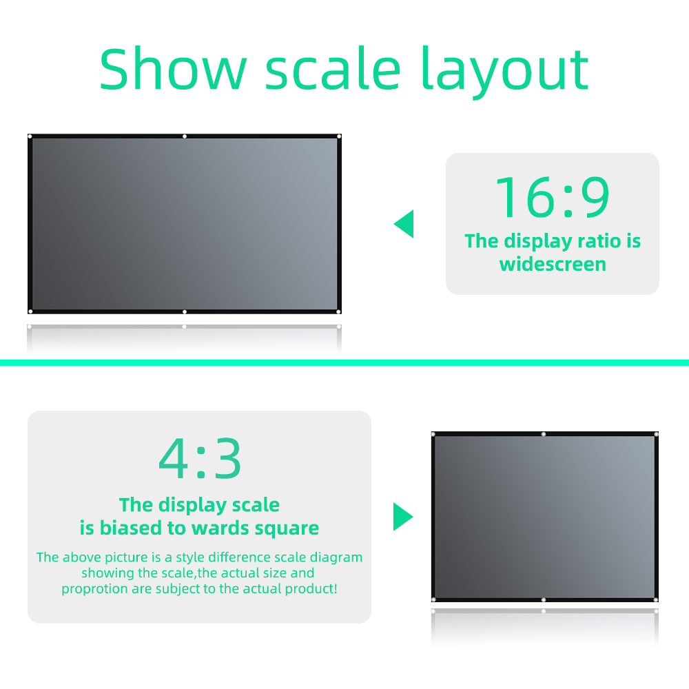 beamer leinwand Salange Projek – Home Cinema Screen Bewertung und Preis