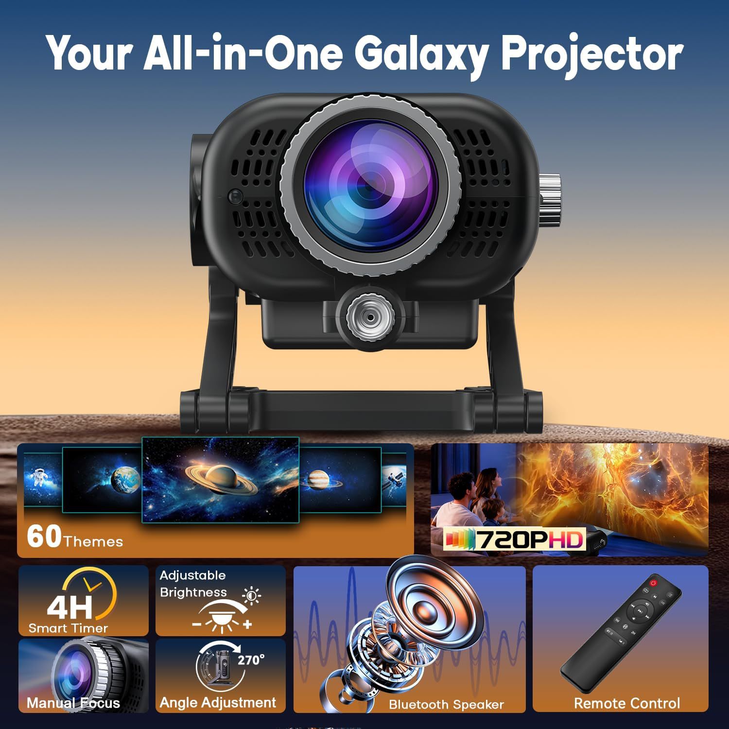 3D-Galaxie-Projektorlicht mit  – Home Cinema Uk Bewertung und Preis
