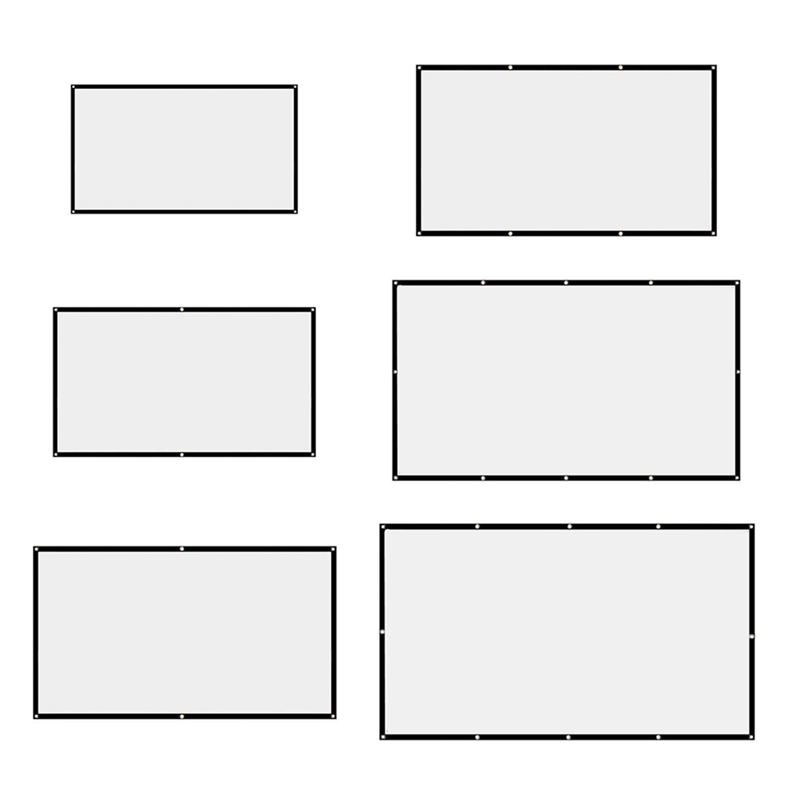 Tragbares 16:9 Einfaches Proje – Home Cinema Screen Bewertung und Preis