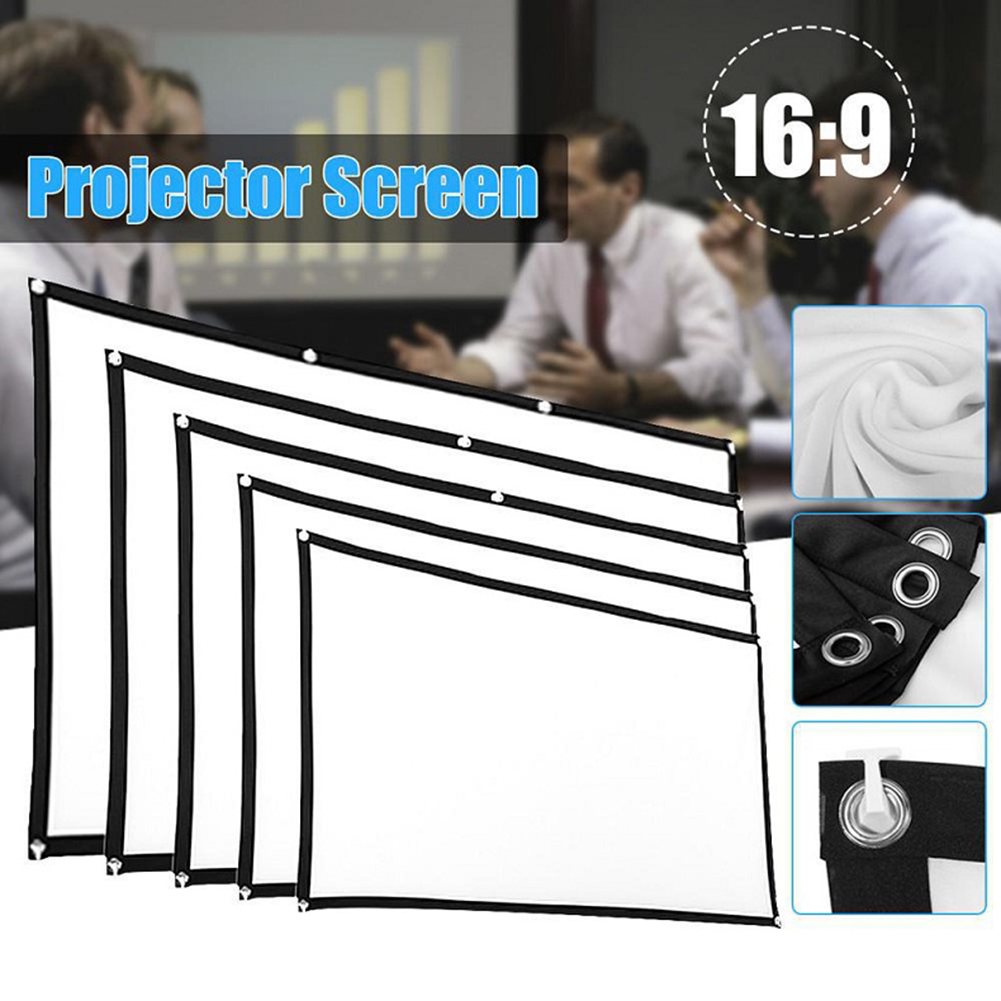 Tragbares 16:9 Einfaches Proje – Home Cinema Screen Bewertung und Preis