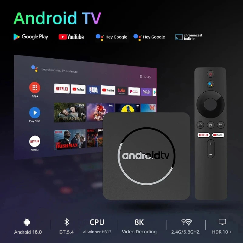 Smart TV Box Android 16 Q10 8G – Home Cinema Media Player Bewertung und Preis