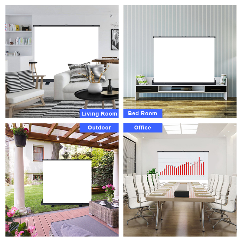 Tragbare Projektionsleinwand,  – Home Cinema Screen Bewertung und Preis