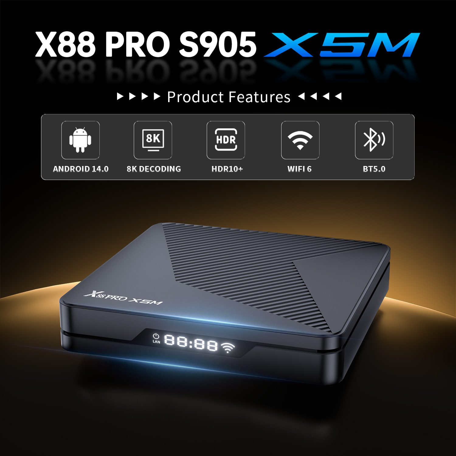 X88Pro X5M 8K Ultra HD AI-SR S – Home Cinema Google Bewertung und Preis