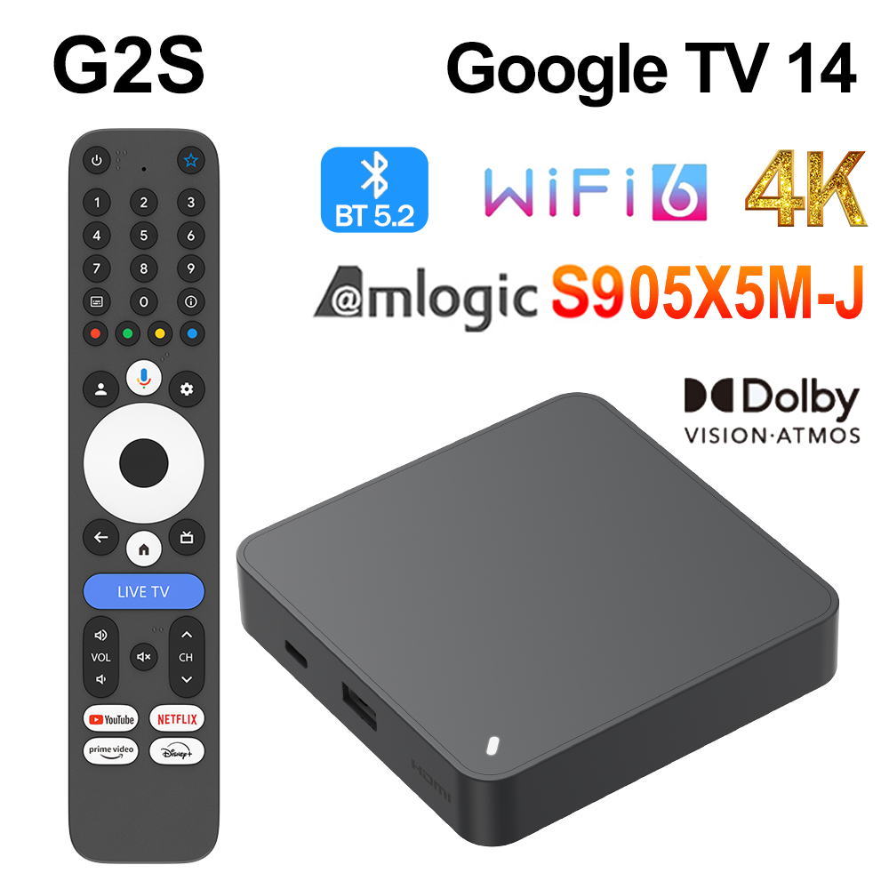 G2S GTV TV BOX GoogleTV 14 Aml – Home Cinema Media Player Bewertung und Preis