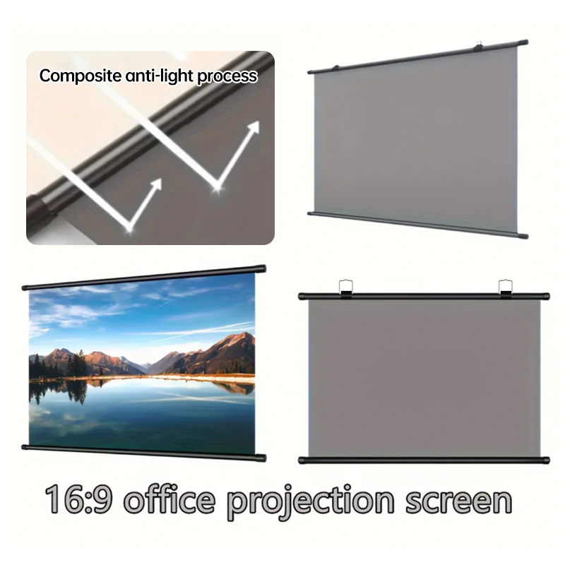 150 Zoll 16:9 Anti-Licht Proje – Home Cinema Screen Bewertung und Preis