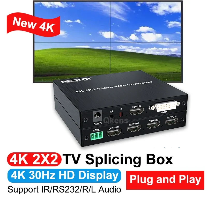 4k 2x2 HDMI TV-Wand controller – Home Cinema Screen Bewertung und Preis