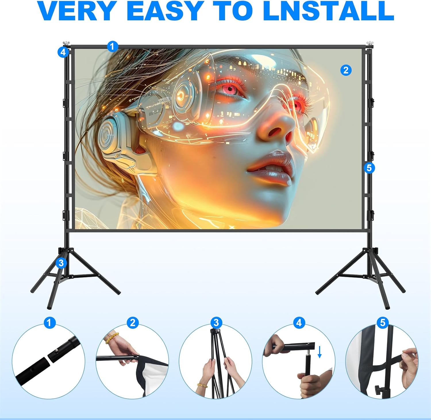 VEIDADZ Projektionsleinwand mi – Home Cinema Screen Bewertung und Preis