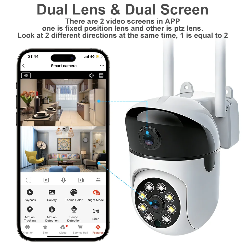 Innen-WLAN-Kamera Tuya Smart L – Home Cinema Screen Bewertung und Preis