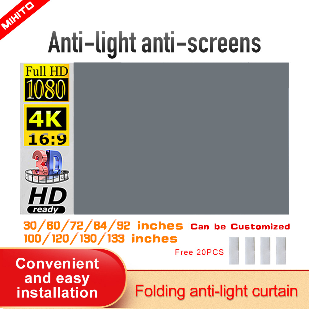MIXITO Projektor-Leinwand, ein – Home Cinema Screen Bewertung und Preis